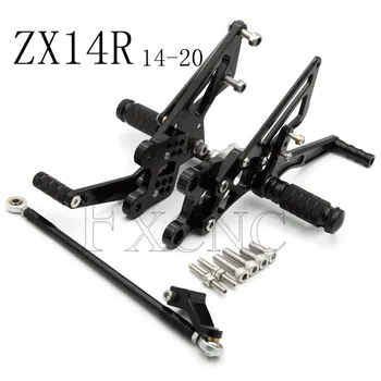 

For Kawasaki ZX14R ABS ZX-14R ZX 14R 2012-2020 Motorcycle Footpeg Rearset Adjustable Aluminum Rearsets Rear Set Footrest Footpeg