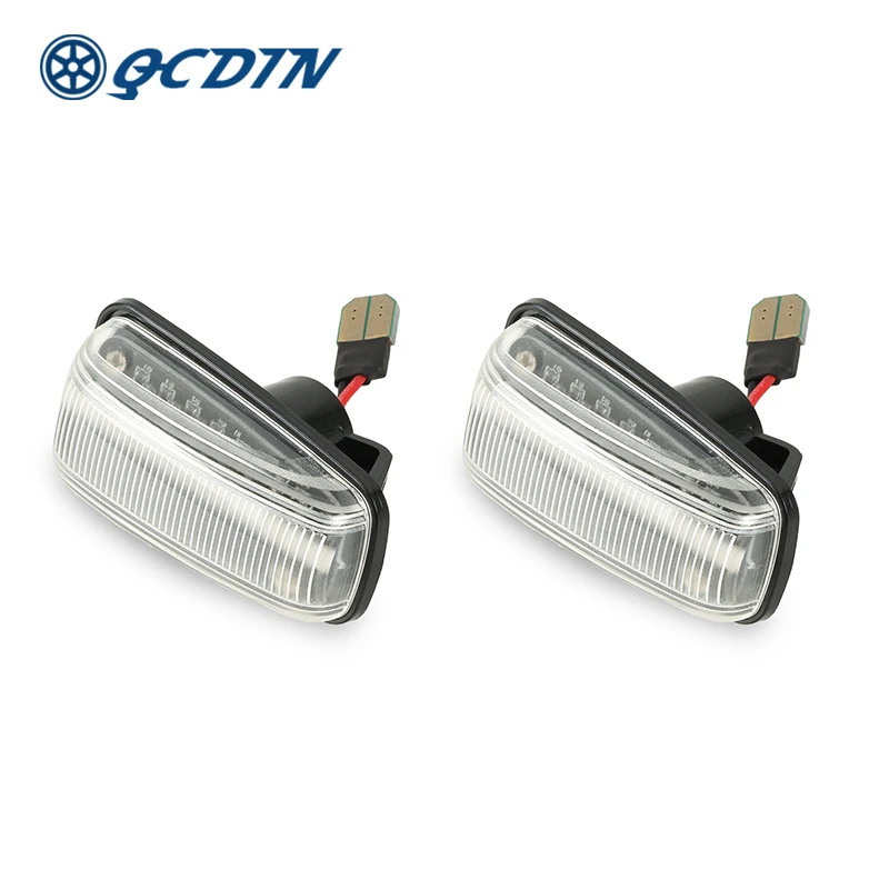 

QCDIN для Peugeot 106 II 306 406 806 без ошибок, янтарный цвет, фонарь поворотника для Citroen Berlingo Jumpy