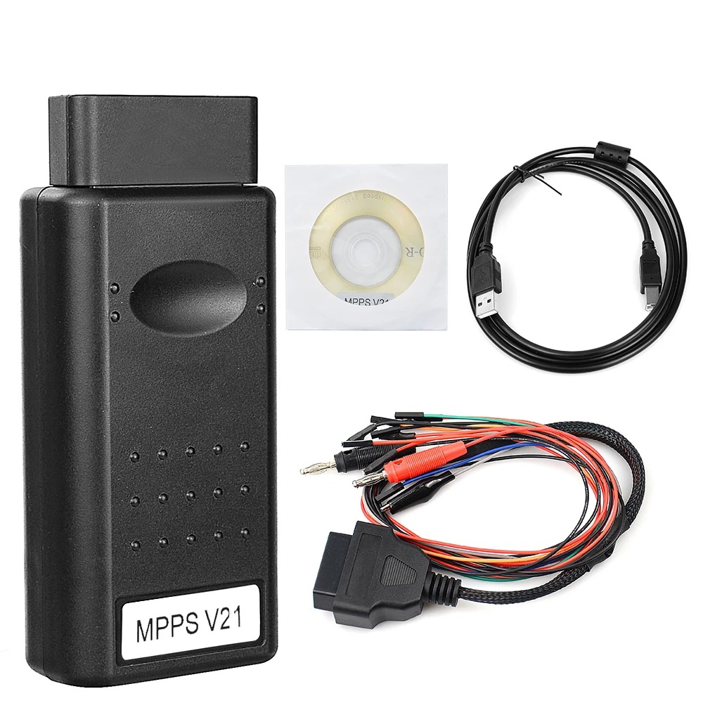 Программатор ECU SMPS MPPS V21 V18 V13.02 V13 K CAN Flasher тюнинг микросхем программатор Remap OBD2