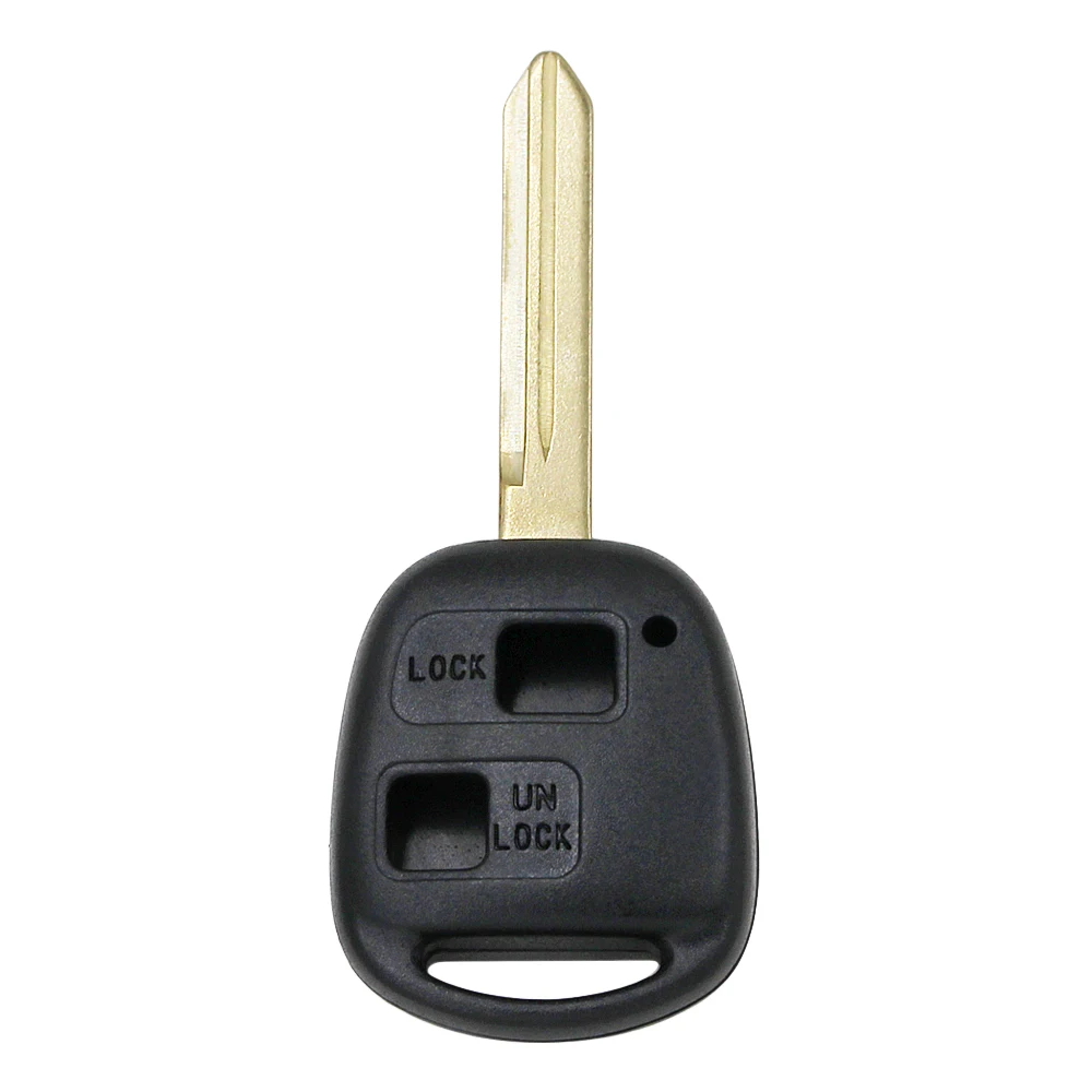 2 кнопочный дистанционный умный чехол для ключа автомобиля Toyota Avensis Corolla Yaris Auris TOY47