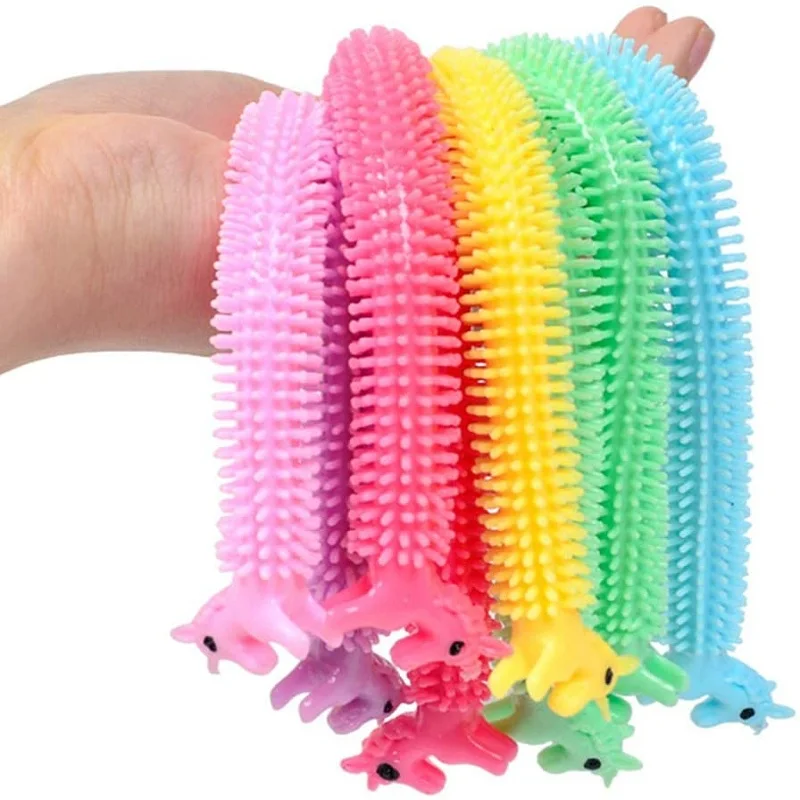 Ramen Nudeln Fidget Toy - 10 Bunte Stress-Spielzeuge Zum Dehnen & Quetschen