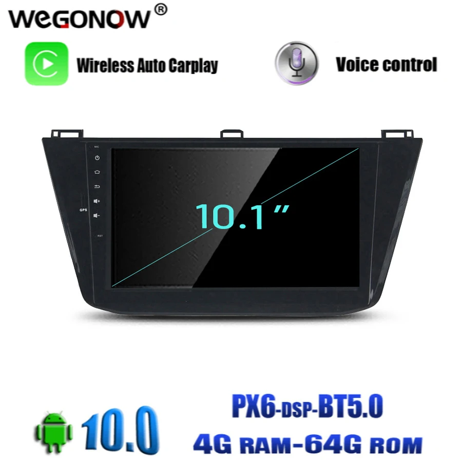 Автомобильный DVD-плеер PX6 DSP HD IPS Android 10 0 8 ядер 4 Гб 64 GPS навигация карта RDS радио Wi-Fi