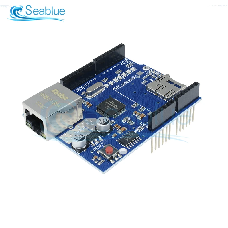 

Lan Ethernet W5100 R3 Shield Module Micro-SD W5100 TCP/IP Network Development Board For Arduino Duem Mega 2560 One