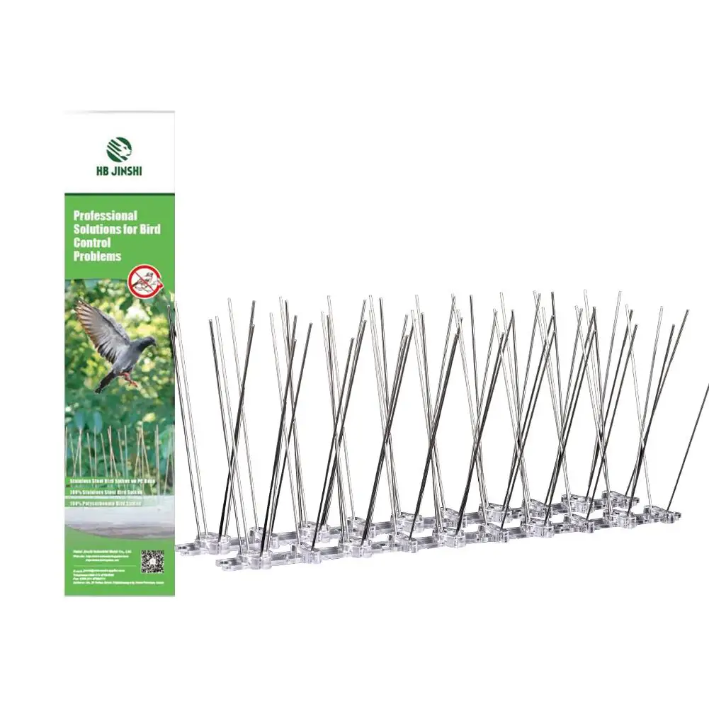 

25cm Stainless Steel Bird And Repellent Spikes Eco-friendly Anti Bird Tool For Get Rid Of Pigeons And Scare Birds Pest Control