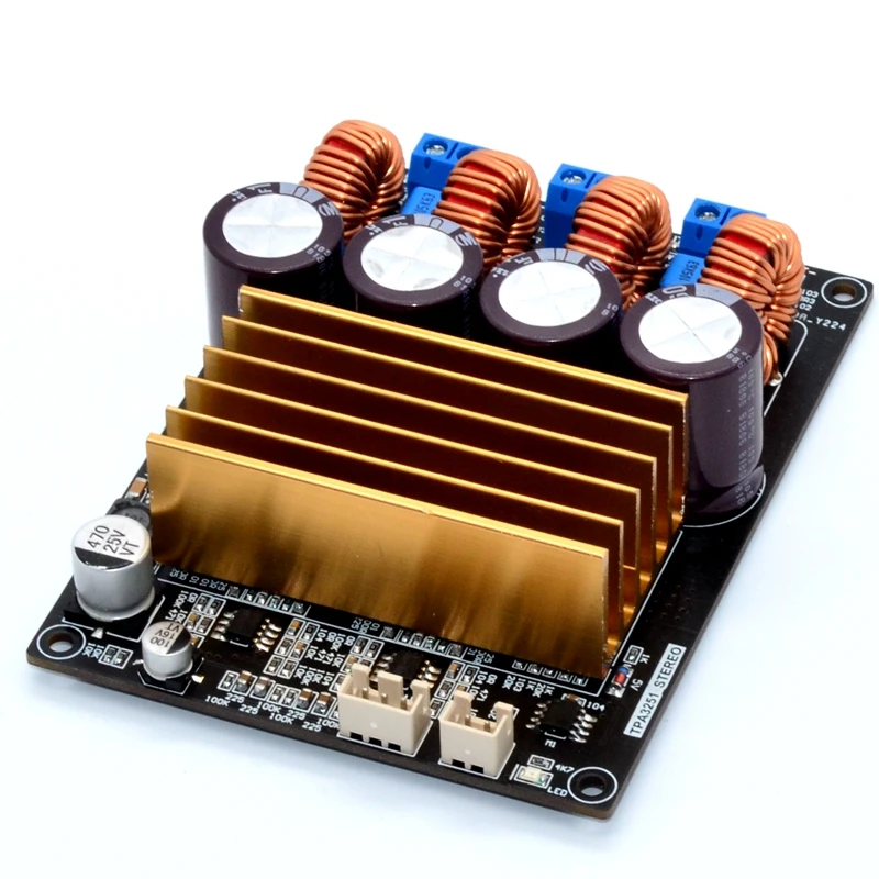 

Latest TPA3251 HiFi Stereo Dual-Channel Digital Audio Power Amplifier Board 175W+175W Speaker Amplifier