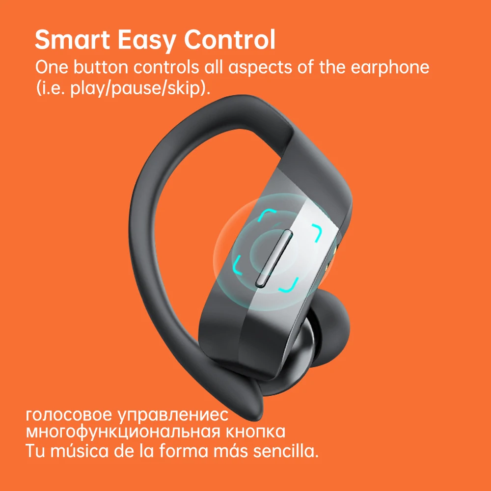 Фото Arikasen наушники вкладыши TWS с Беспроводной светодиодный Дисплей крючком bluetooth true Arikasen наушники вкладыши TWS с Беспроводной светодиодный Дисплей крючком bluetooth true