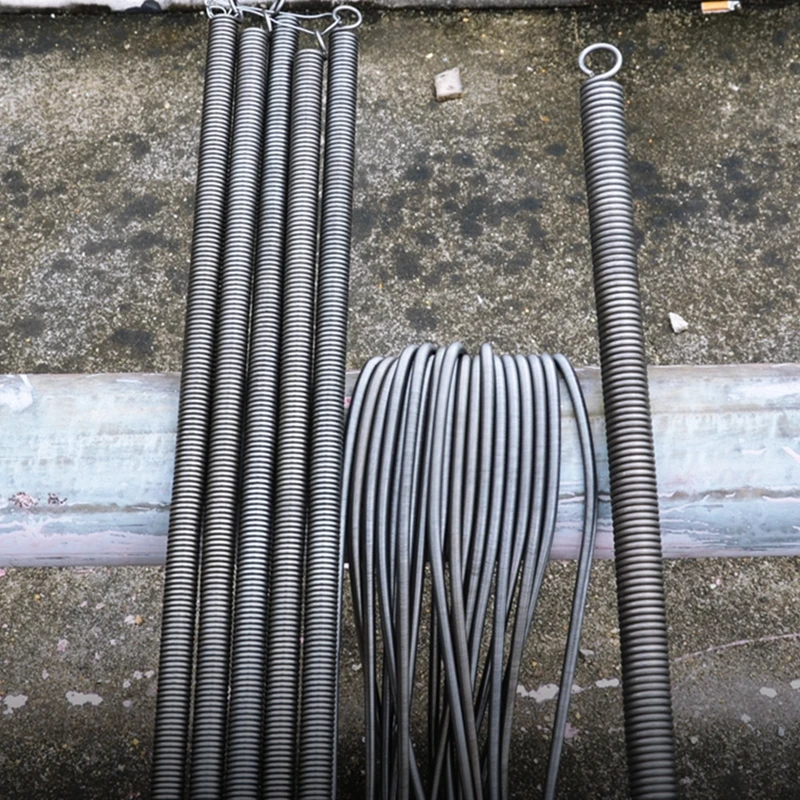 1pcs Spring tension spring wire thickness 0.2-0.4mm long 1000mm with hook spring flexible steel spring