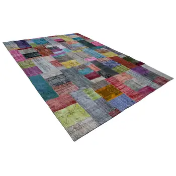 

253x351 Cm Multicolor Handmade Patchwork Rug-8x11 Ft