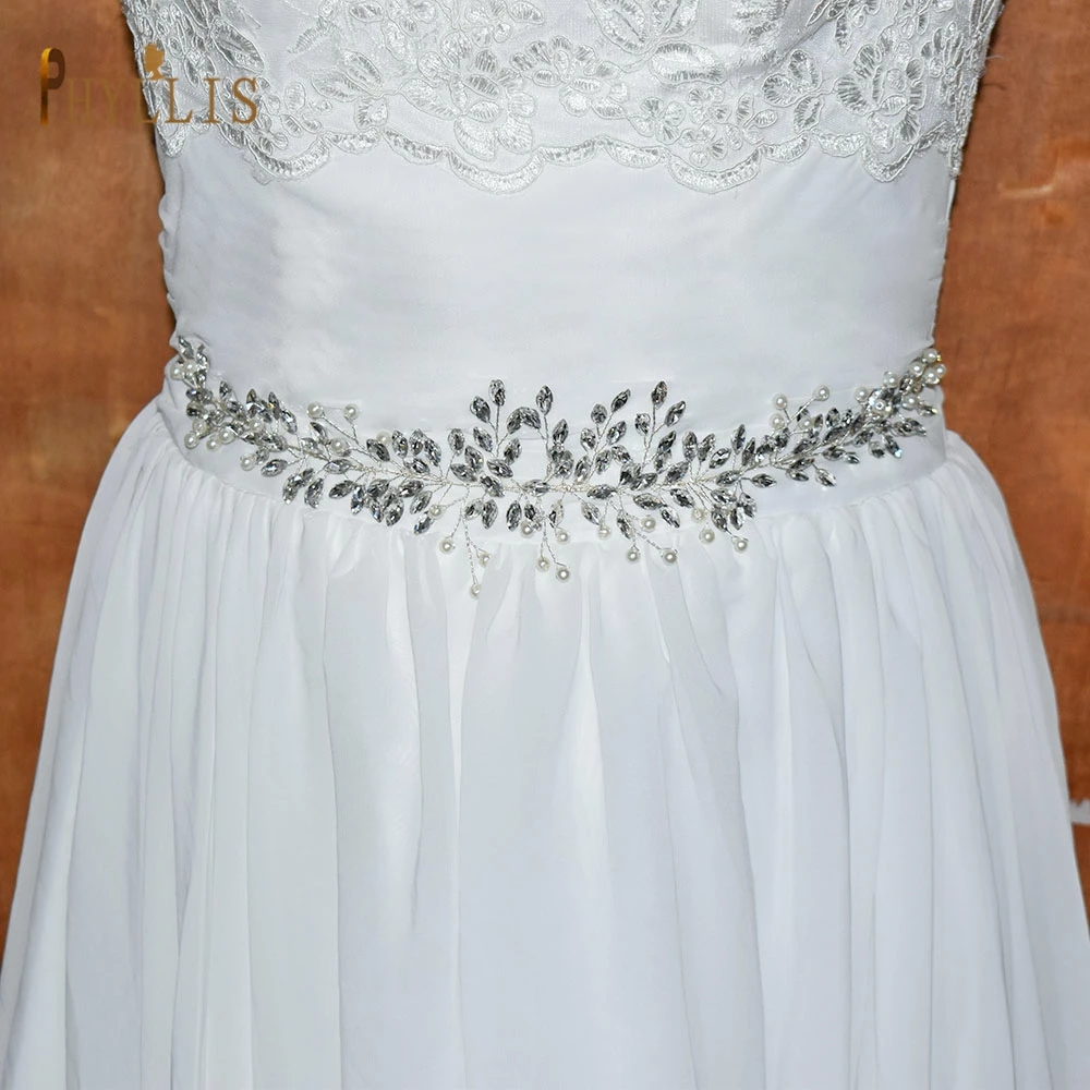 SA301 Rinestone Bridal Belt Wedding Belt Formal Dresses Belt  Adult Party Dress Belt Female Maternity Sash Belt Diamond Sash