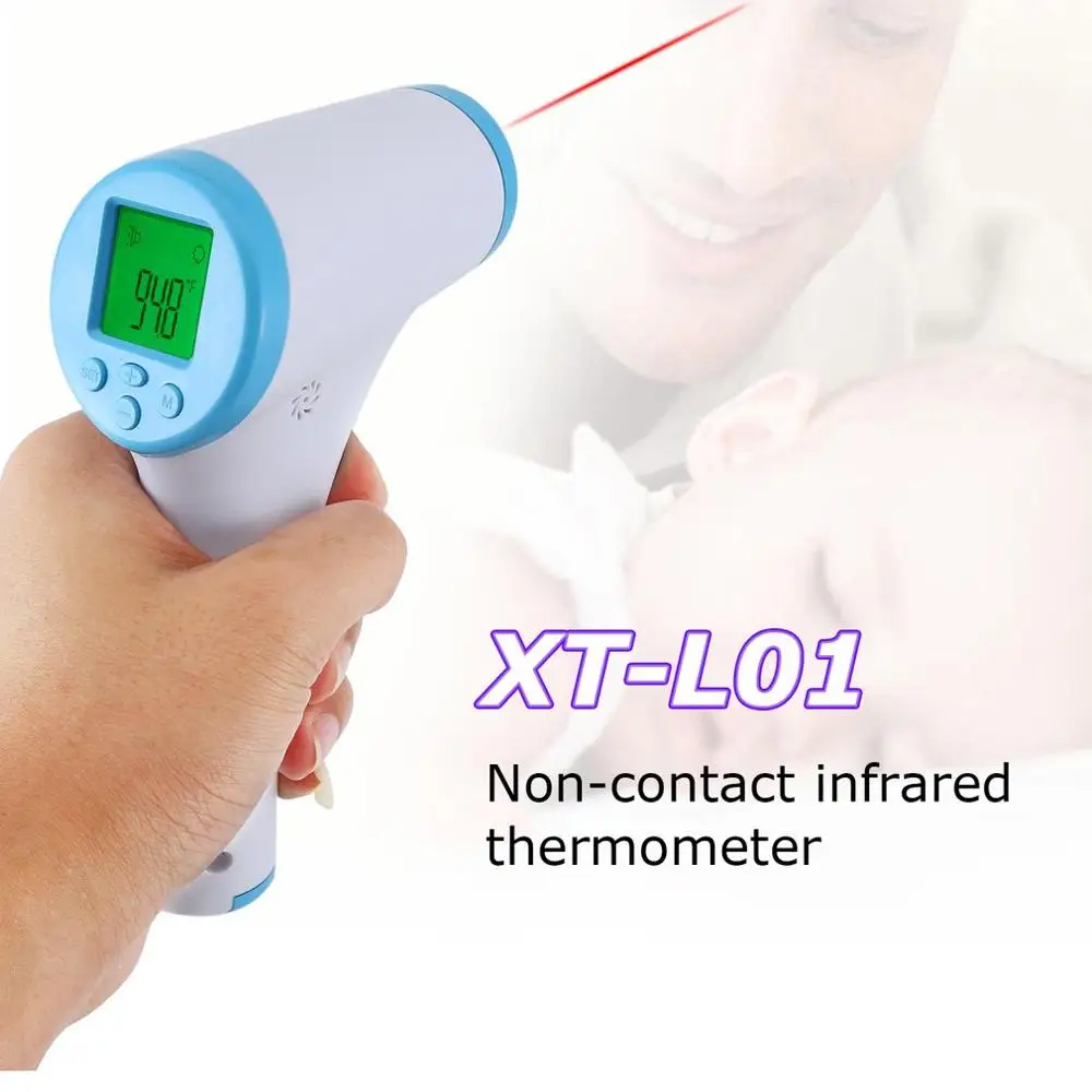 

Handheld Portable Non-Contact Infrared Thermometer High Precision Thermometer Temperature Meter Tool Household