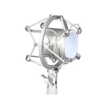 

Metal Shock Monut Microphone Shock Mount Spider Mic Holder Clip For Broadcast Computer For 48-51mm Microphones