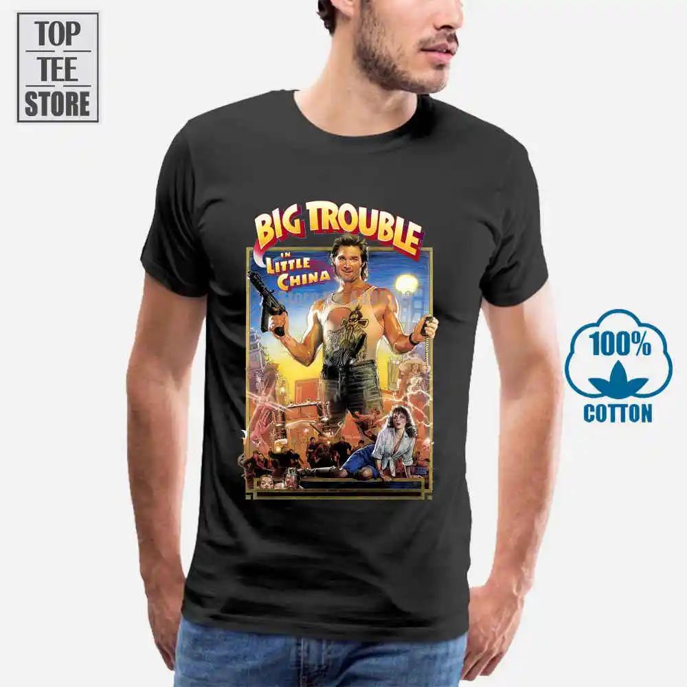 2017 забавная Мужская Повседневная футболка с принтом из фильма большие проблемы в