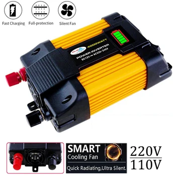 

Improved sine wave inverter high frequency 4000/6000W DC 12V to AC 220V/110V converter car power inverter