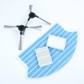 

Robot Side Brushes + Filters + Mopping Cloth Kit Part For Midea VCR15 VCR16 Robotic Vacuum Cleaner parts Accessories