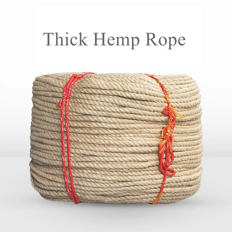Натуральный толстый пеньковый Канат материал для самостоятельной сборки не
