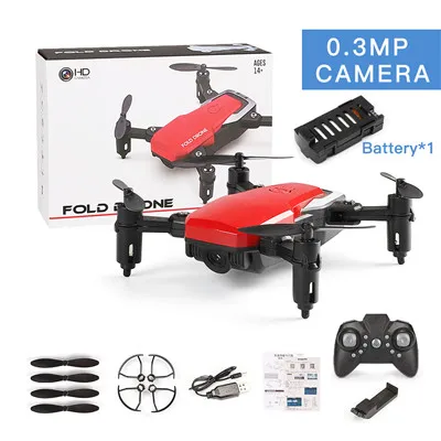 0.3 MP 1 Battery RC вертолеты LF606 Мини Wi-Fi дистанционное управление флипы складной с камерой Hd Профессиональный передатчик Крытый Открытый 2,4 г Гц - Цвет: 0.3 MP 1 Battery