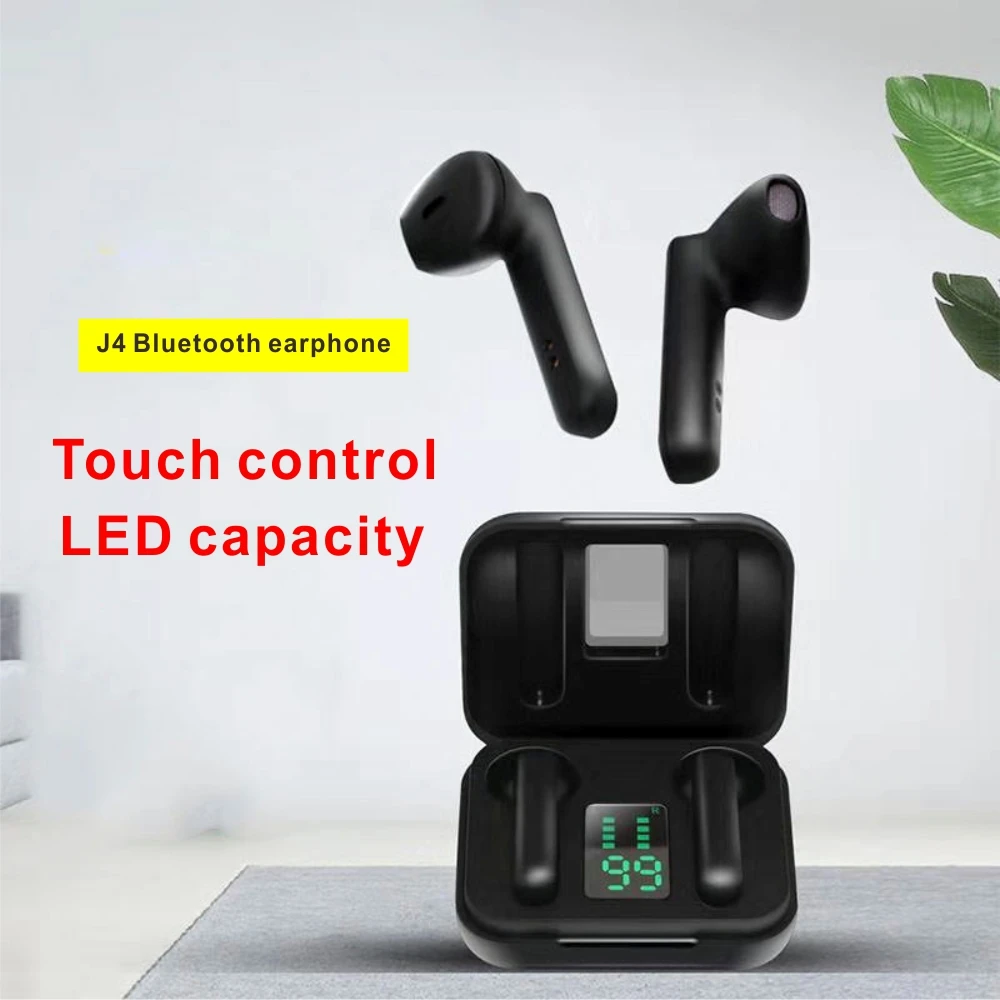 TWS Earphones Tws True Wireless Headphones J4 Mini Bluetooth 5 0 Stereo Headset Sport Earbuds Earphone For Smart Mobile Phone