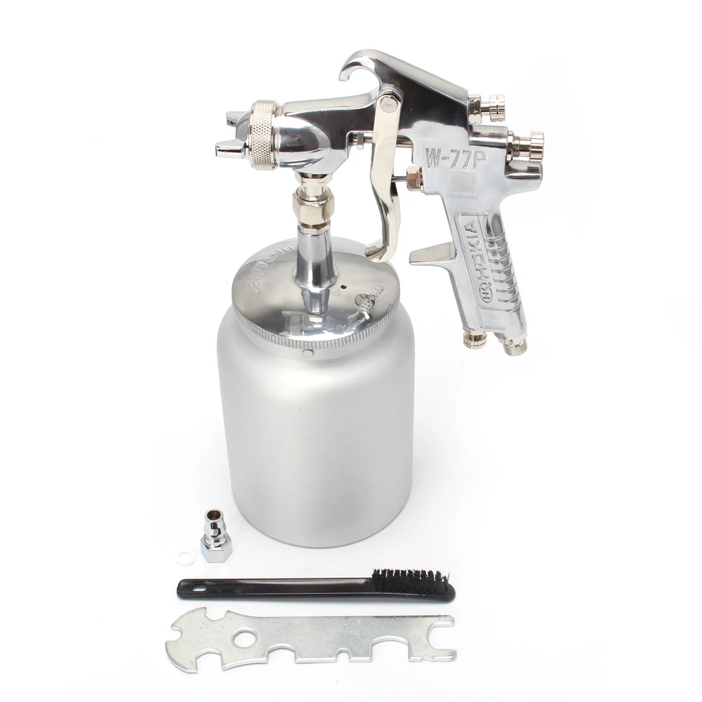W77P Professional Paint Spray Gun 2.0/2.5/3.0mm Painting gun for Furniture and Cars Based on Air Spray Gun 1000 cc