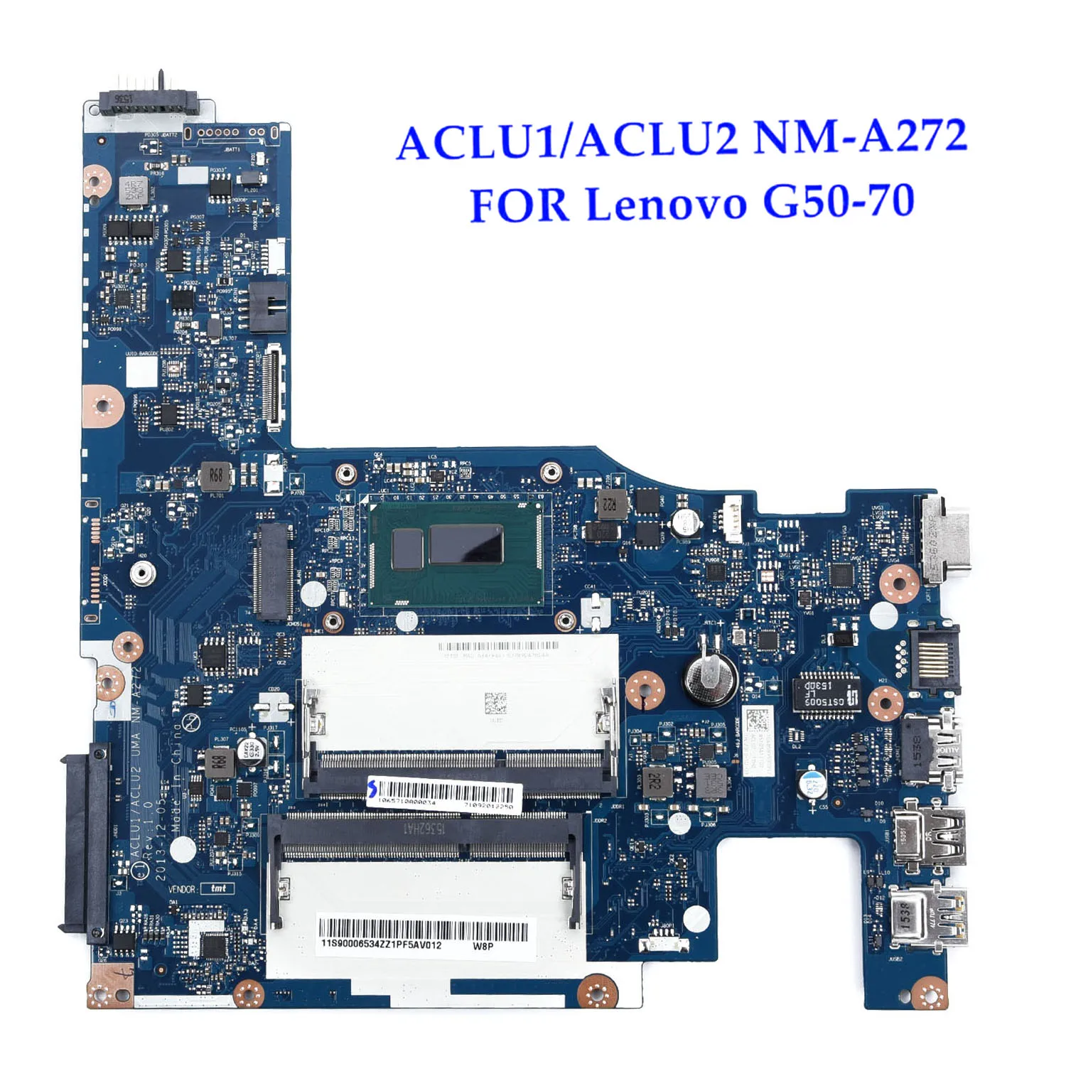 

NM-A311 5B20G91611 CPU N3540 Notebook Motherboard For Lenovo G50-70 Z50-70 W8P Laptop Motherboard 2957U ACLU1/ACLU2 NM-A272