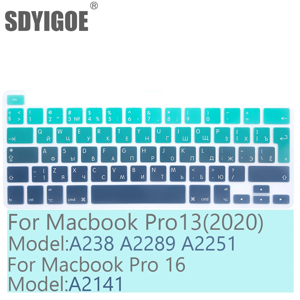 

For macbook pro13 2020 Keyboard cover Laptop protective film 13" A2338 A228 9A2251A2141 For MacBook pro16 silicone keyboard case