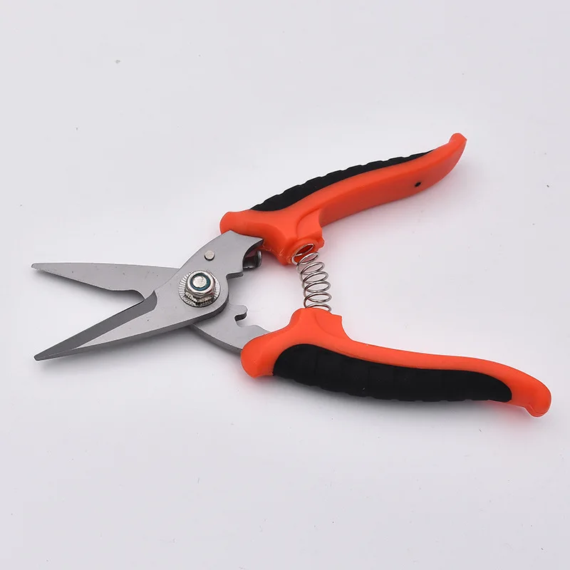 long handled hedge trimmer Professional Pruning Shears Stainless Steel Garden Shears for Plants Shrubs Bushes Scissors Plant Trimming Plants Secateurs gardening gloves ladies