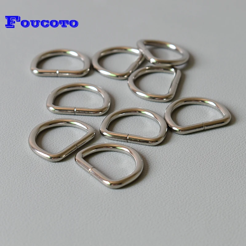200 sets 25mm Side Release Buckle D Ring Tri-Glides Slider Adjustable Buckle diy dog Collar backpack bag parts-Silver