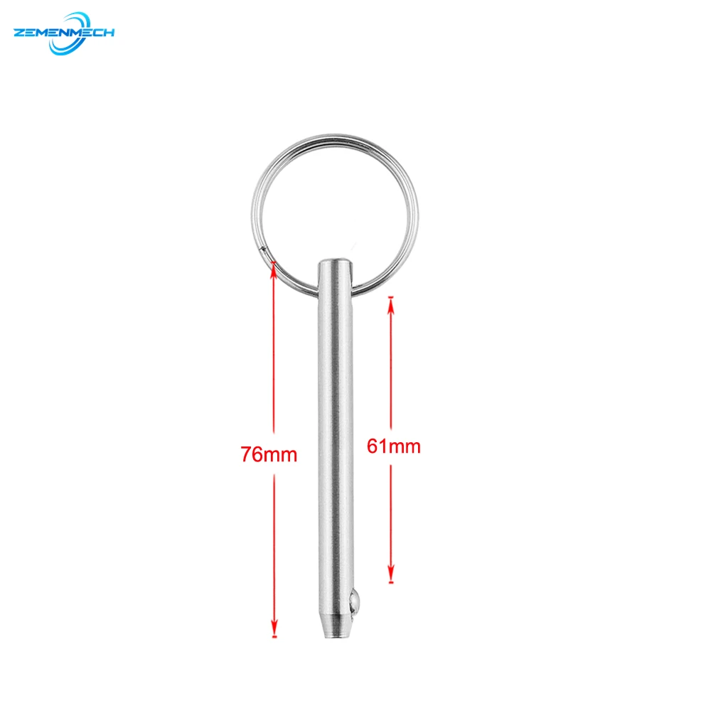 5mm Marine Grade Quick Release Ball Pin 316 Stainless Steel for Boat Bimini Top Deck Hinge Boat Accessories Marine Hardware