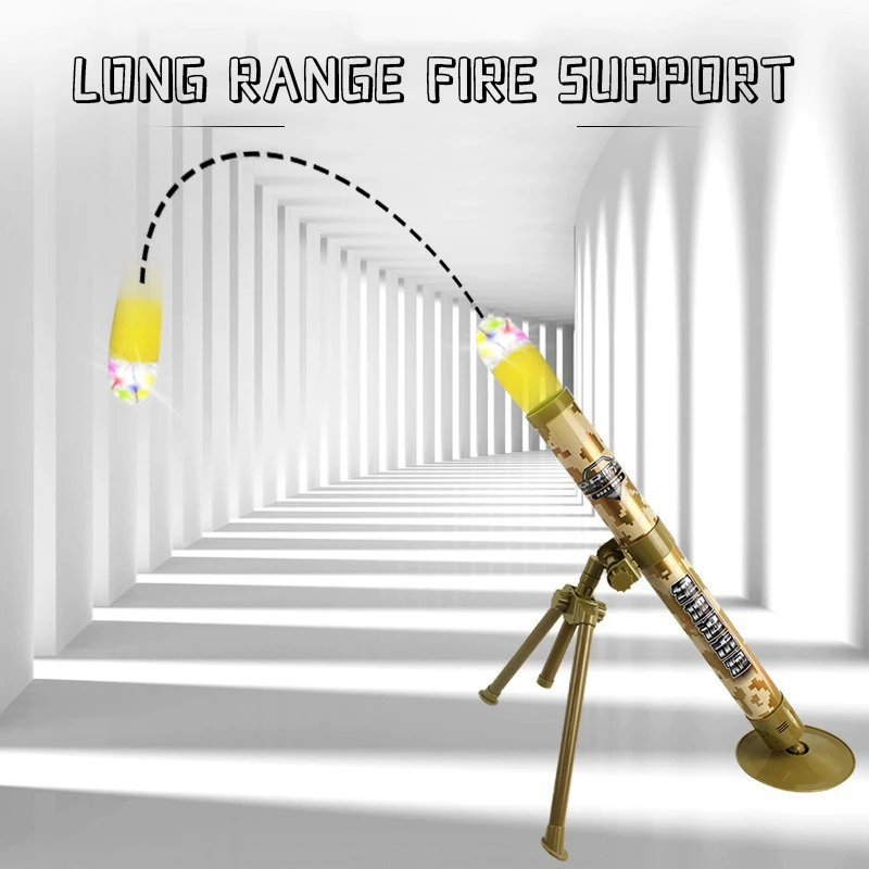 Children's Jedi Mortar Chase Preparation Ammunition Handheld Chicken Cannon Simulation Military Rocket Launcher Model Toy Gun Children's Jedi Mortar Chase Preparation Ammunition Handheld Chicken Cannon Simulation Military Rocket Launcher Model Toy Gun