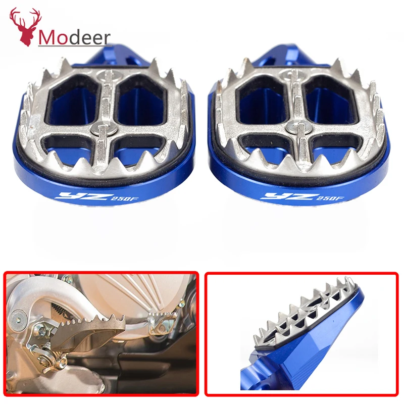

For Yamaha YZ250F YZ 250F YZ 250 F YZ250 F 2001-2020 2019 2018 Motorcycle Accessories Foot Pegs FootRest Footpegs Rests Pedals