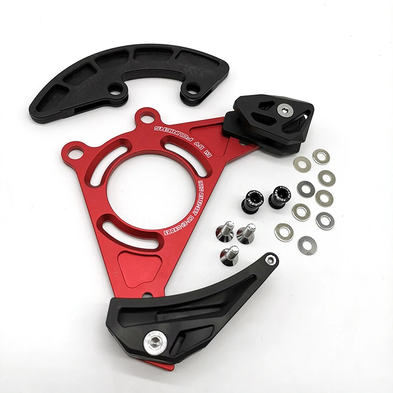 Fouriers CT-E1-DX005 направляющая цепи для велосипеда DH Bash Guards устройство с одной скоростью ISCG ISCG05 запчасти для велосипеда
