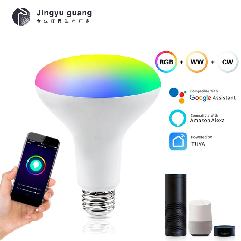 Цветная (RGB лампы IP65 из водонепроницаемого материала в стиле граффити смарт