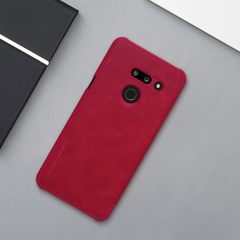 Чехол для телефона LG G8 ThinQ серия NILLKIN Qin роскошный бренд Флип кожаный чехол для телефона для LG G8S чехол ThinQ винтажный Чехол-кошелек