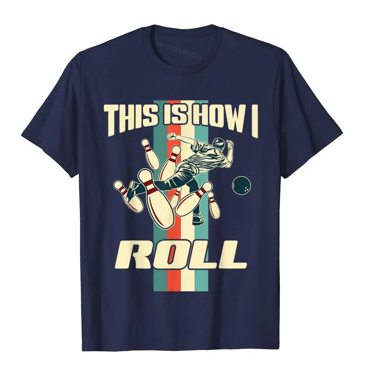 This Is How I Roll Vintage Bowling Shirt For Men Women Kids__B8231navy