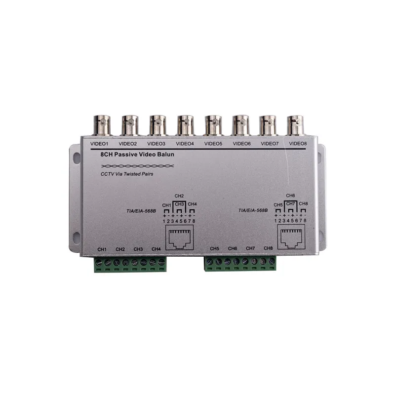 8Ch Пассивное Видео устройство BNC к UTP RJ45 Cat5 камера Dvr трансивер