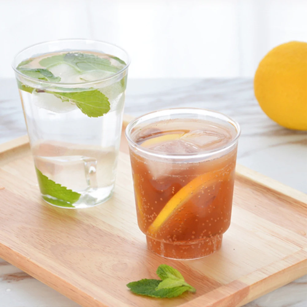 20PCS 50/200ml Plastic Disposable Cold Drinks Cups Party Shot Glasses Heat Resistant Tea Coffee Cup Portable Birthday Tumbler