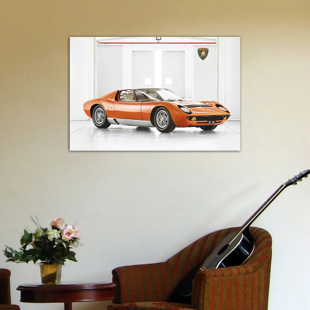 1969 Miura P400 Super Car Poster E Stampa Wall Art Canvas Painting Wall Picture For Living Room Decor Home Decoration