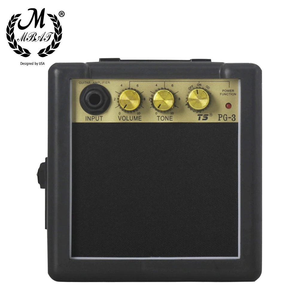 M MBAT Mini Electric Guitar Amp Amplifier Speaker Portable Acoustic Stringed Instrument Accessories | Спорт и развлечения
