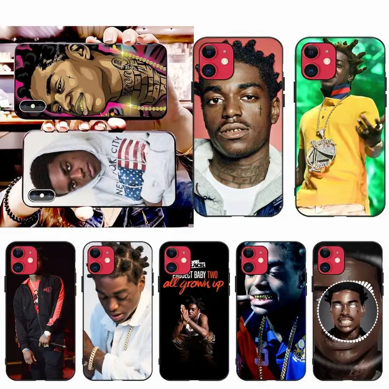 HPCHCJHM Kodak Black Rapper Phone Case Cover for iPhone 11 pro XS MAX 8 7 6 6S Plus X 5S SE 2020 XR case