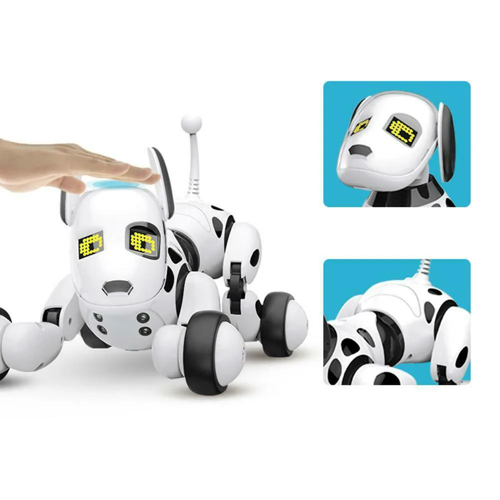 Remote Control Educational Talking Intelligent Interactive Led Electronic Pet Toy Sing Dance RC Robot Dog Birthday Gift Smart