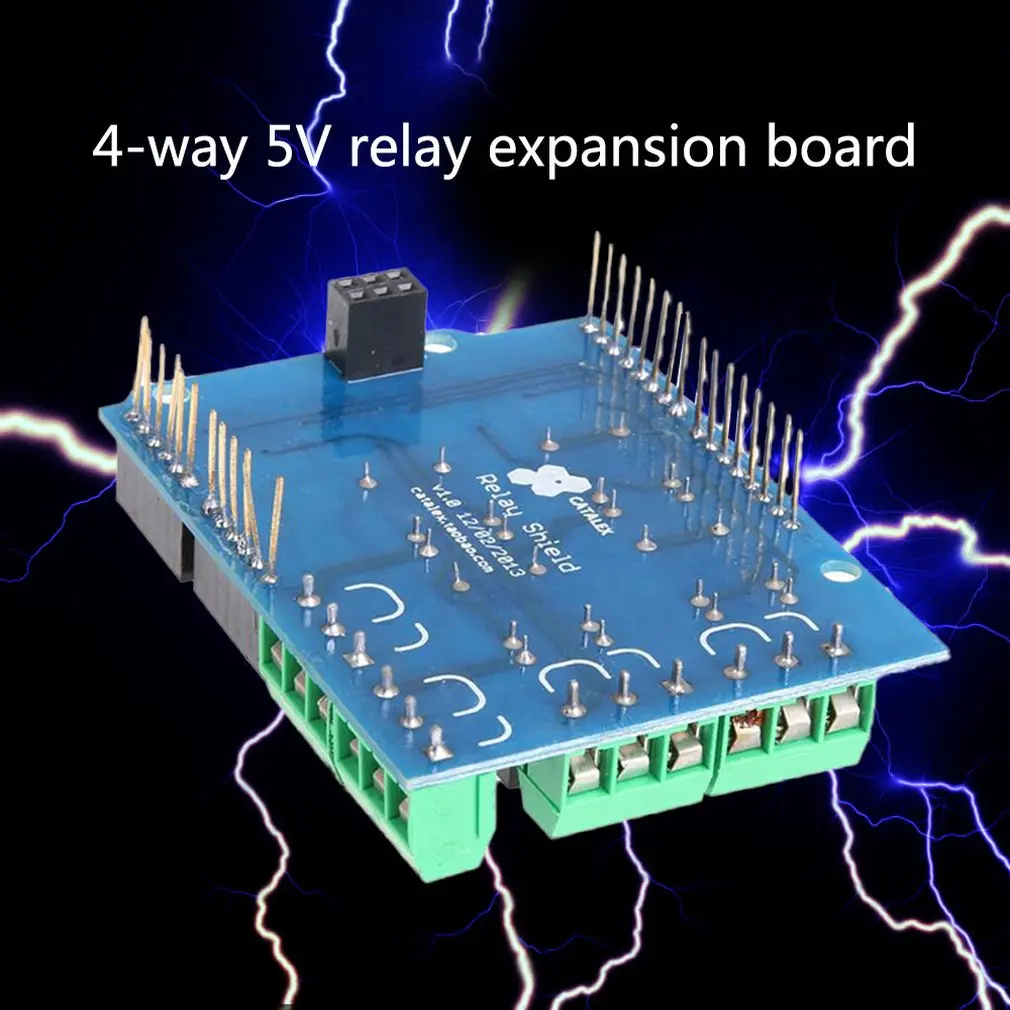 4-Way 5V релейный модуль реле Плата управления реле для расширения платы релейная плата управления