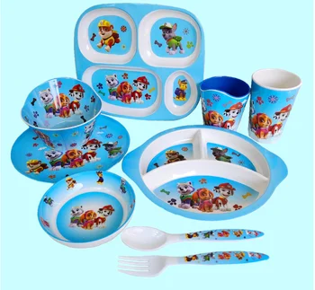 

Paw Patrol Dinnerware Set Tableware Set Knife Fork Spoon Flatware Set Dishwasher Safe Cutlery Box Water Cups Children Kids Gift