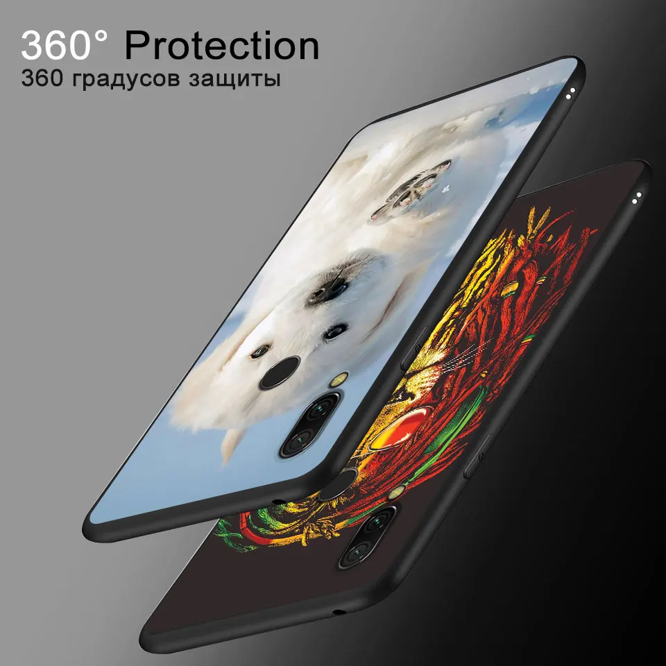 Матовый корпус для телефона Xiaomi Redmi Note 4X 5A Prime Pro, чехлы из мягкого ТПУ, чехол для 6, 7, 8, силиконовый черный защитный чехол