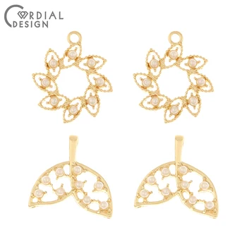 

Cordial Design 100Pcs Jewelry Accessories/Pendant/Earrings Findings/Imitation Pearl/Hand Made/DIY Parts/Jewelry Making/Charms