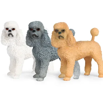 

Poodle Animal Model Action Figure Dog Animal Action Figures Collection PVC Children Toy