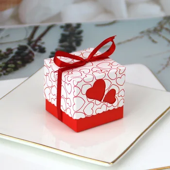 

50PCS Cake Packaging Paper Wrapping Gift Box Candy Dragee Paper Gift Bags for Children Kids Birthday Party Wedding Decorations