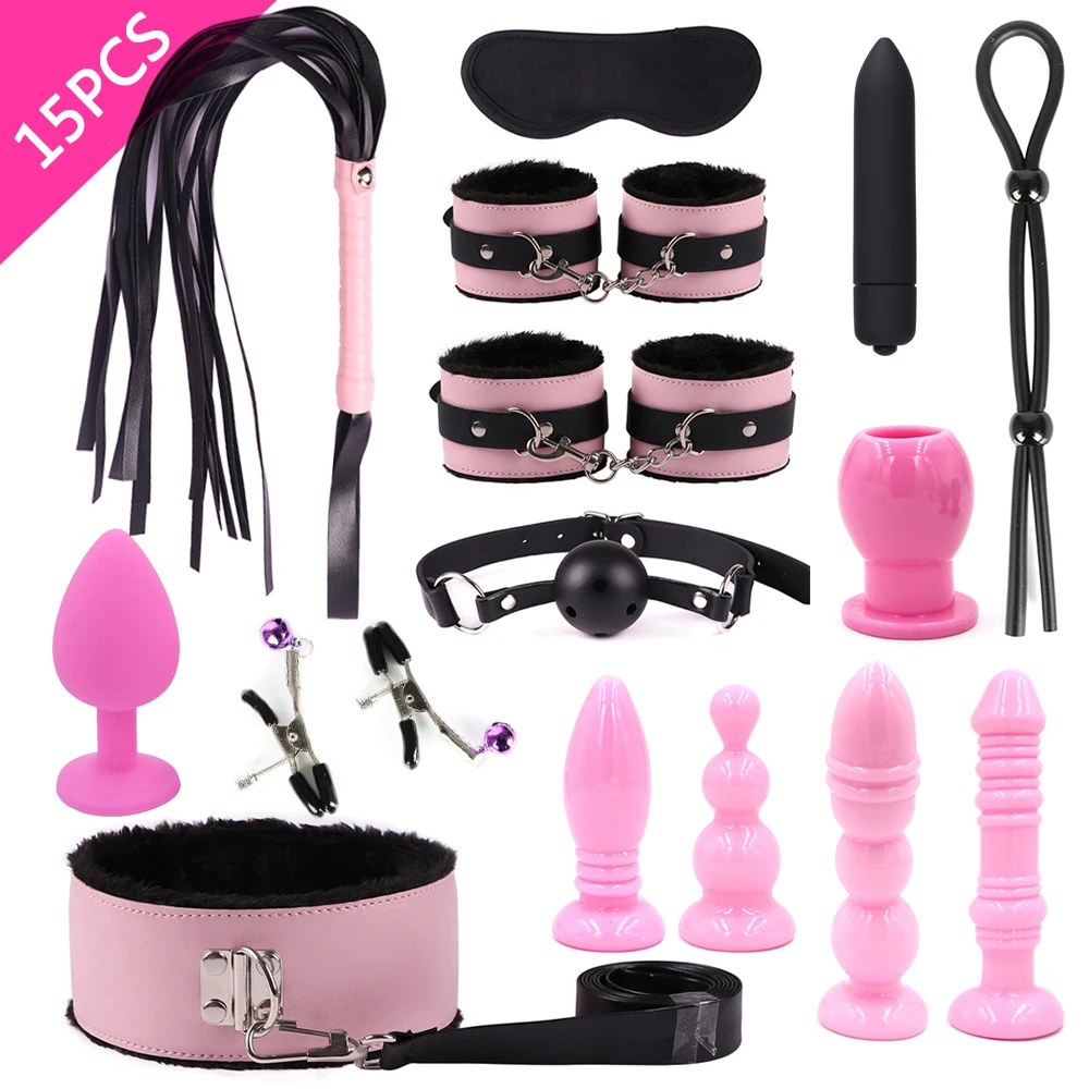 Kit bdsm completo set bondage con manette e giochi erotici_voghion.com