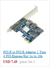 1pcs  PCI-E Riser Card 30CM 60CM 100CM USB 3.0 Cable PCI Express 1X to 16X Extender PCIe Adapter for GPU Miner Mining Blue