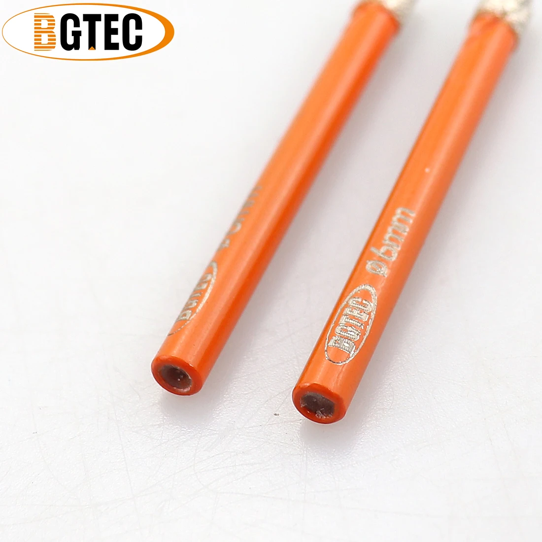 BGTEC 2 шт Круглый хвостовик 6 мм сухие сверла вакуумные пайки Алмазные для
