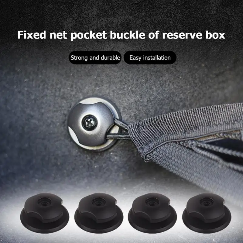 

4pcs/set Trunk Hooks Mounting Points for Car Rear Trunk Cargo Organizer Luggage Net Hooks Three Convenient Installation Methods