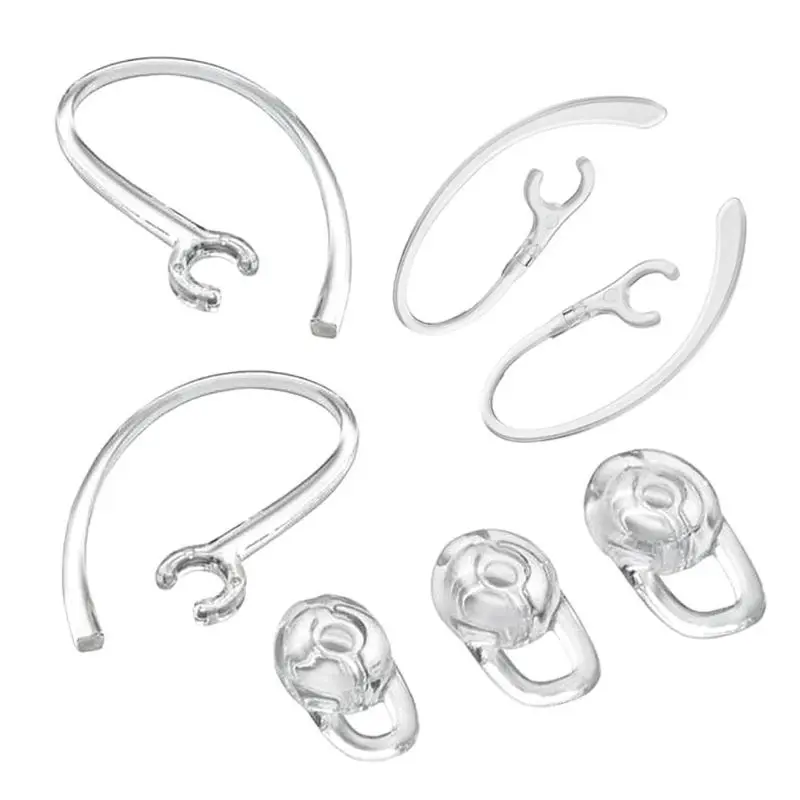 

1Set Earbuds Earplugs Ear Gels Hook for Plantronics Marque M155/2M165 for Savor M1100 M100 M55 M28 M25 Wireless Bluetooth Headse